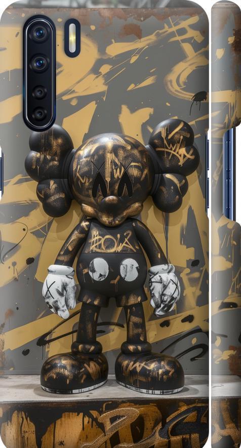 Чохол на Oppo A91 Bronze kaws (6097m-1884-42517)