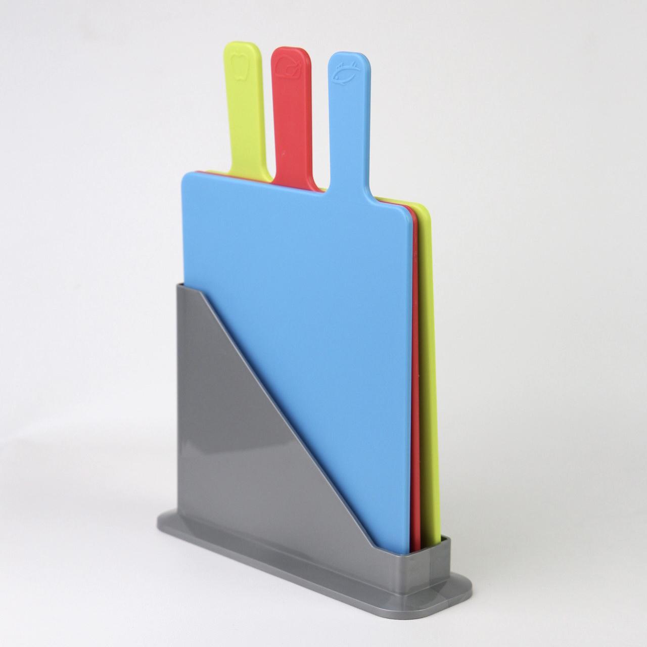 Набор разделочных досок InspoLine с подставкой 32х20 см 3 шт. (00000010034) - фото 3