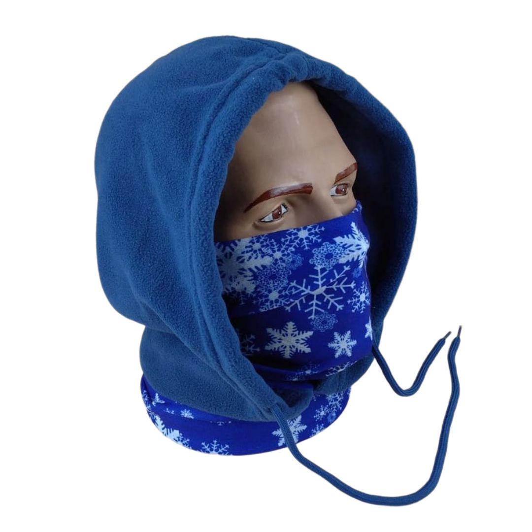 Балаклава-капюшон флісова Синій (Б-1004-6)