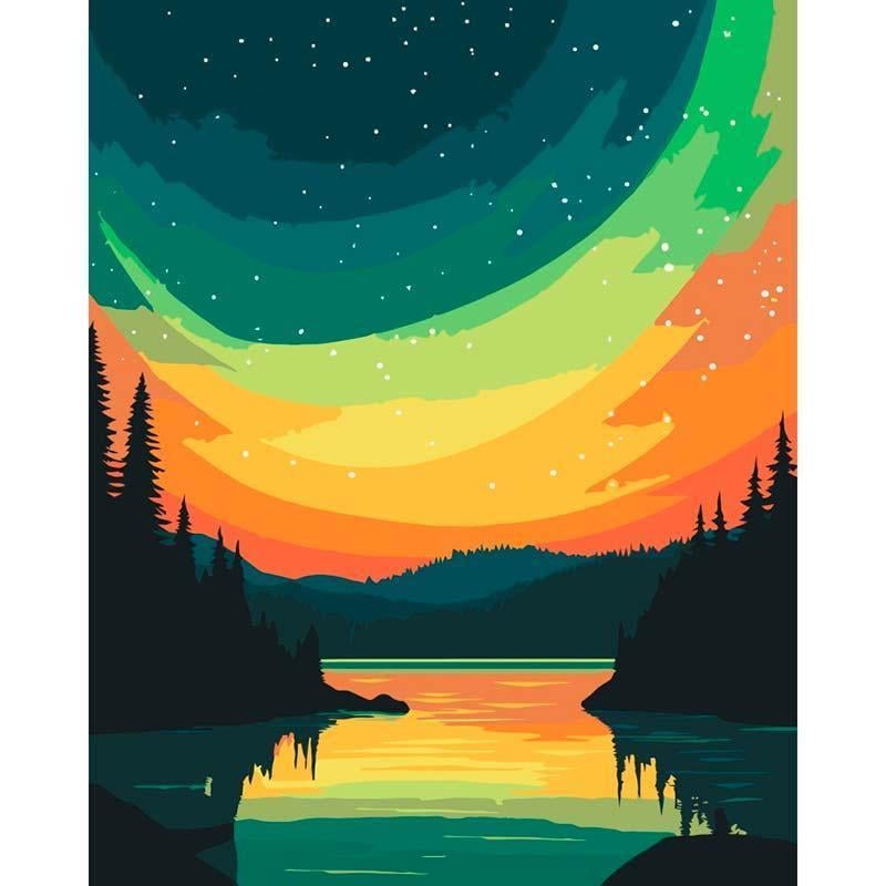 Картина по номерам ART CRAFT Ночной свет 40х50 см (11063-AC)