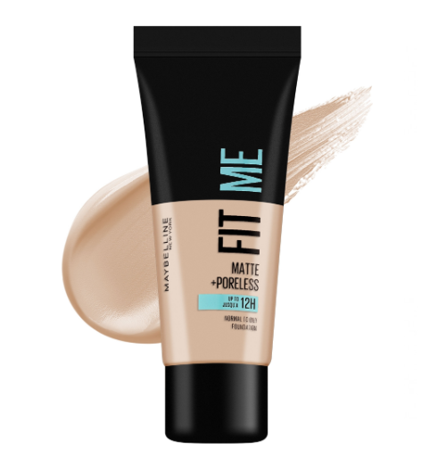 Тональное средство матирующее Maybelline New York Fit Me! Matte/Poreless Foundation 101 True Ivory 30 мл (2630664796)