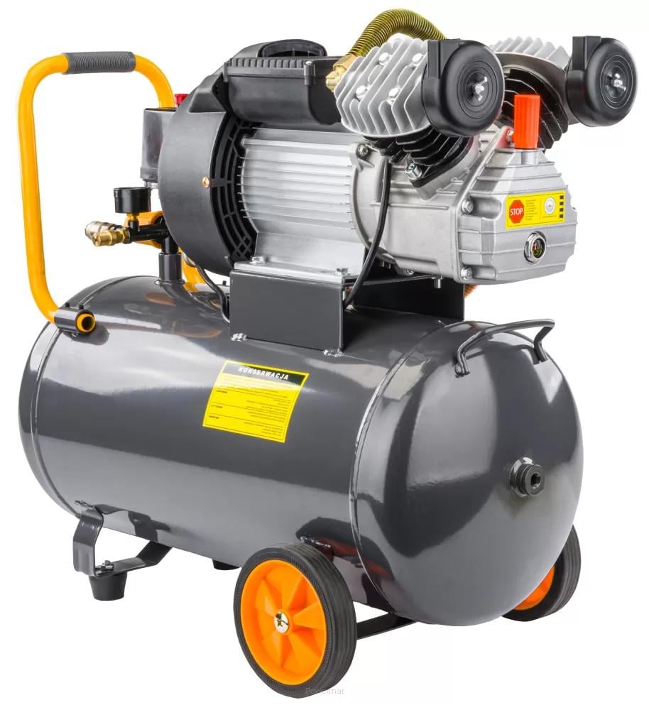 Компресор Powermat PM-KO-50T-V2 поршневий масляний двоциліндровий V-подібний 50 л - фото 7 Компресор Powermat PM-KO-50T-V2 поршневий масляний двоциліндровий V-подібний 50 л - фото 7