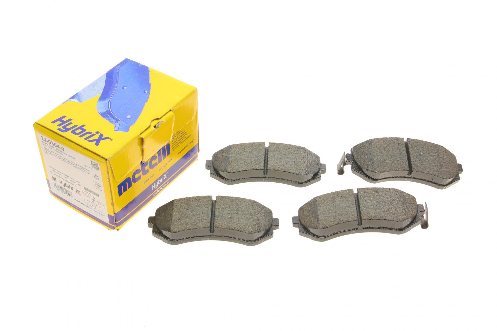 Колодки тормозные передние/задние METELLI 02 22-0304-0 Nissan Almera I/Patrol GR V Wagon 95-