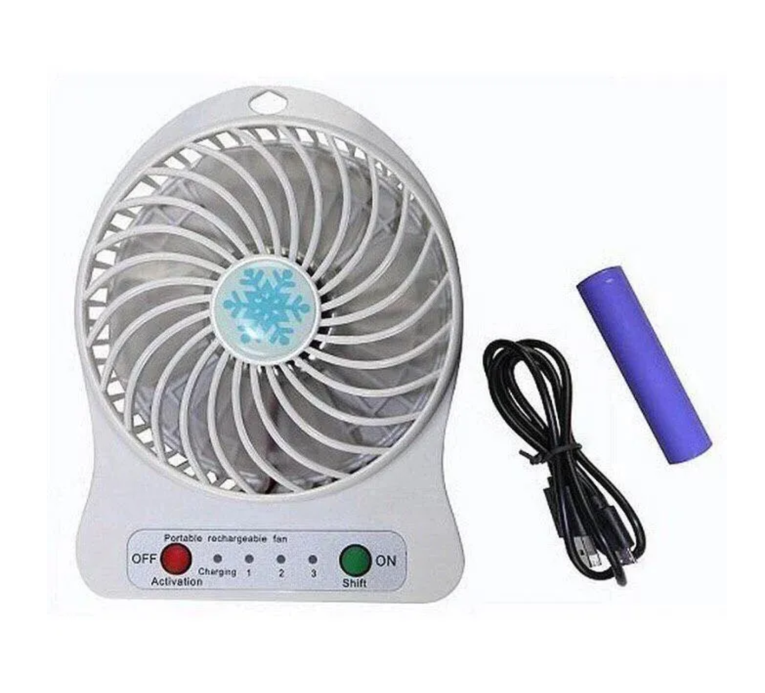 Вентилятор настільний USB Mini Fan Air Білий (14424357) - фото 9 Вентилятор настільний USB Mini Fan Air Білий (14424357) - фото 9