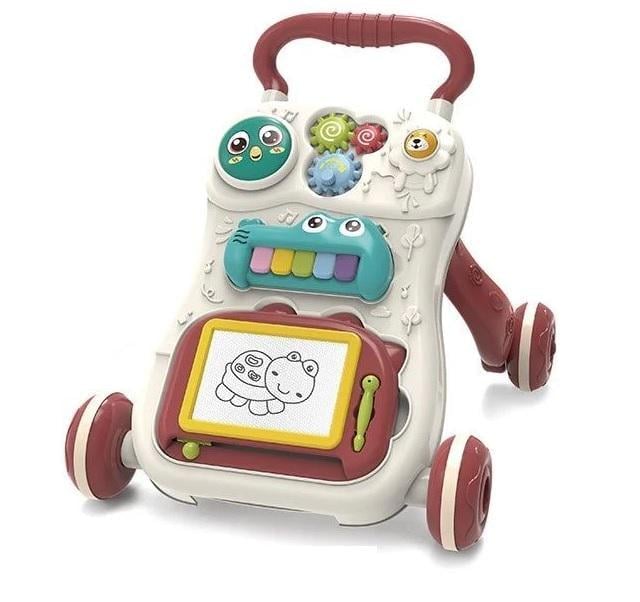 Ходунки Baby Walker звук пианино/шестерни/дощечка для рисования Multicolor (149276)