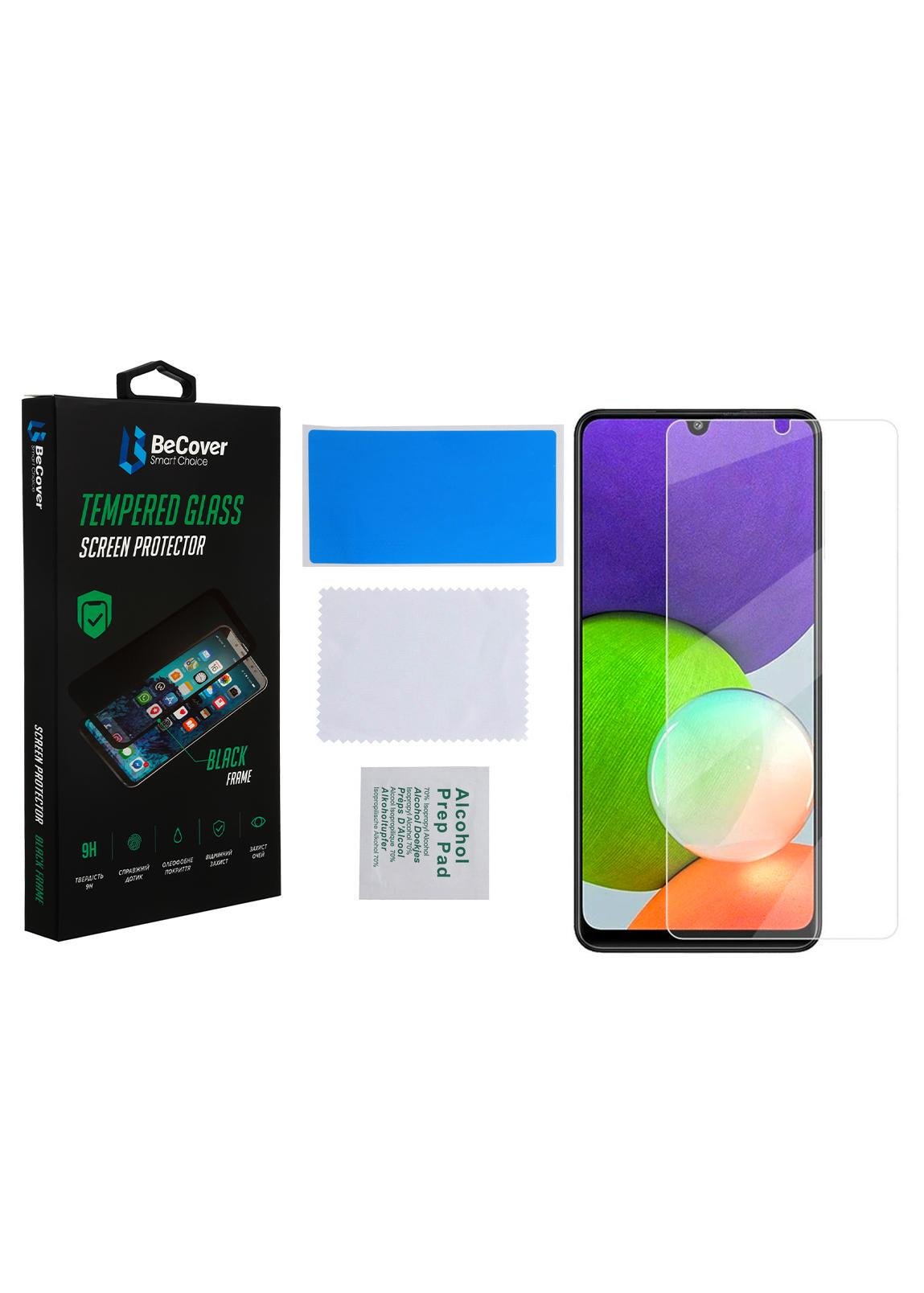 Захисне скло BeCover для Samsung Galaxy A22 SM-A225 Crystal Clear Glass (706451) - фото 3