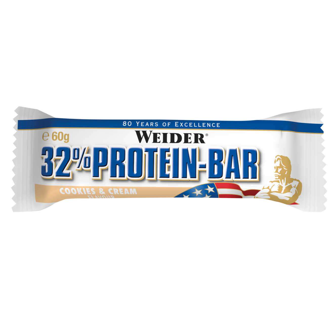 Батончик протеиновый Protein Bar 32% 60 г Cookies & Cream (00000031528)