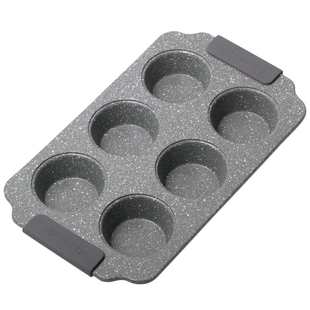 Форма для выпекания кексов Kamille KM-6038-GY 30х18х3 см Серый (113839)