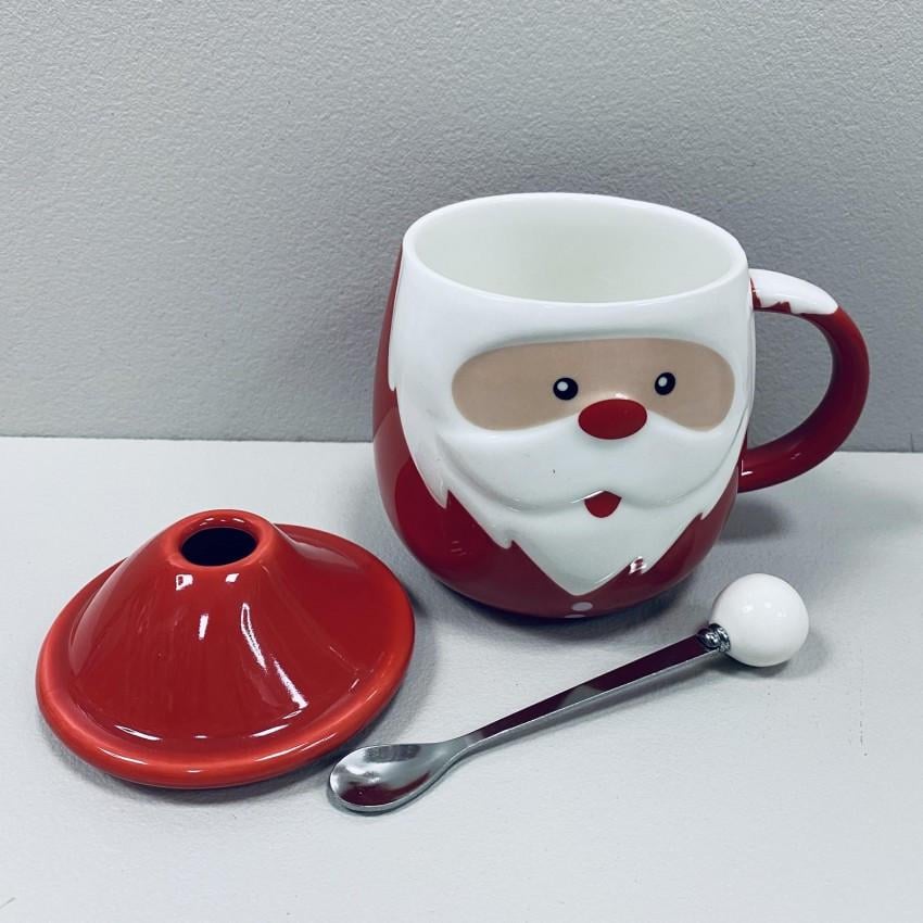 Чашка порцелянова Olens 8030-297A з кришкою та ложкою 420 мл (2407763807) - фото 3 Чашка порцелянова Olens 8030-297A з кришкою та ложкою 420 мл (2407763807) - фото 3