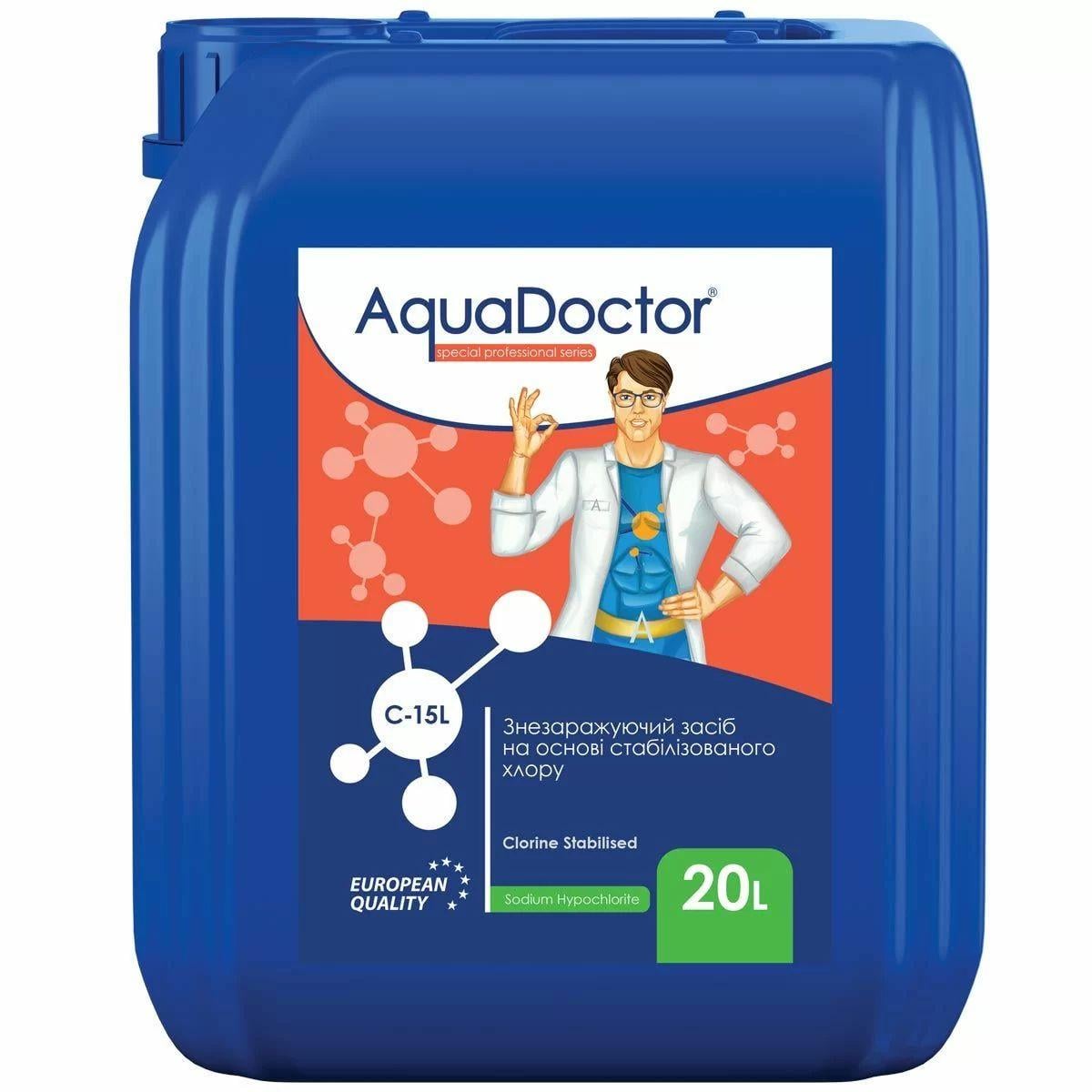 Средство обеззараживающее AguaDoctor С-15L 20 л (ST000026047)