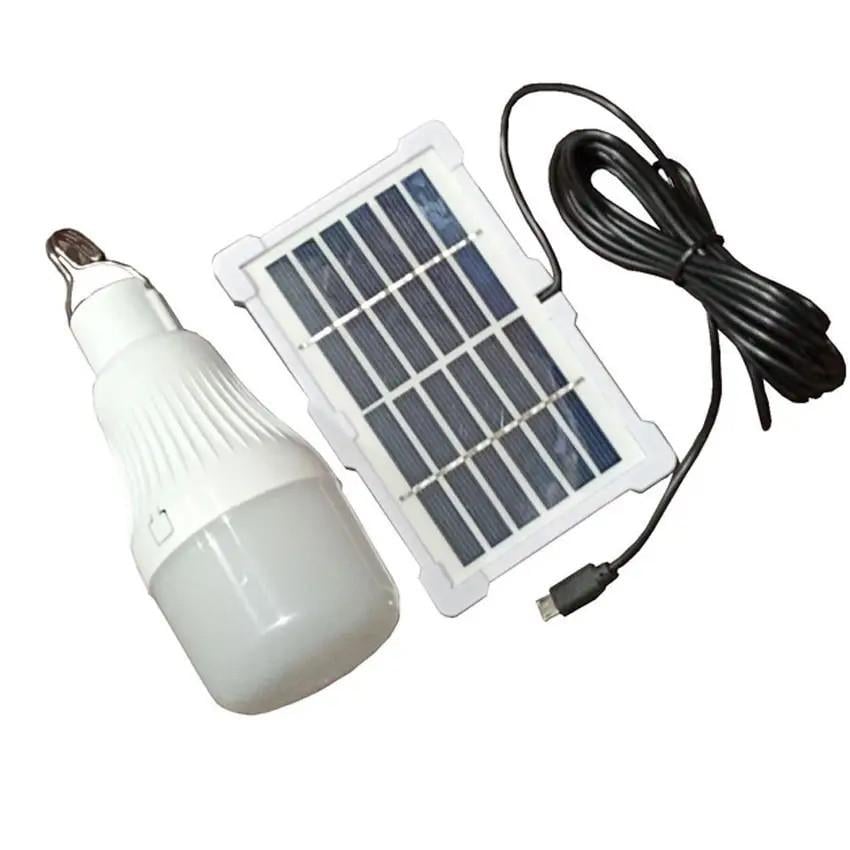 Світлодіодна лампочка Cclamp CL-022 10 W на акумуляторі з сонячною панеллю (9115) - фото 8 Світлодіодна лампочка Cclamp CL-022 10 W на акумуляторі з сонячною панеллю (9115) - фото 8