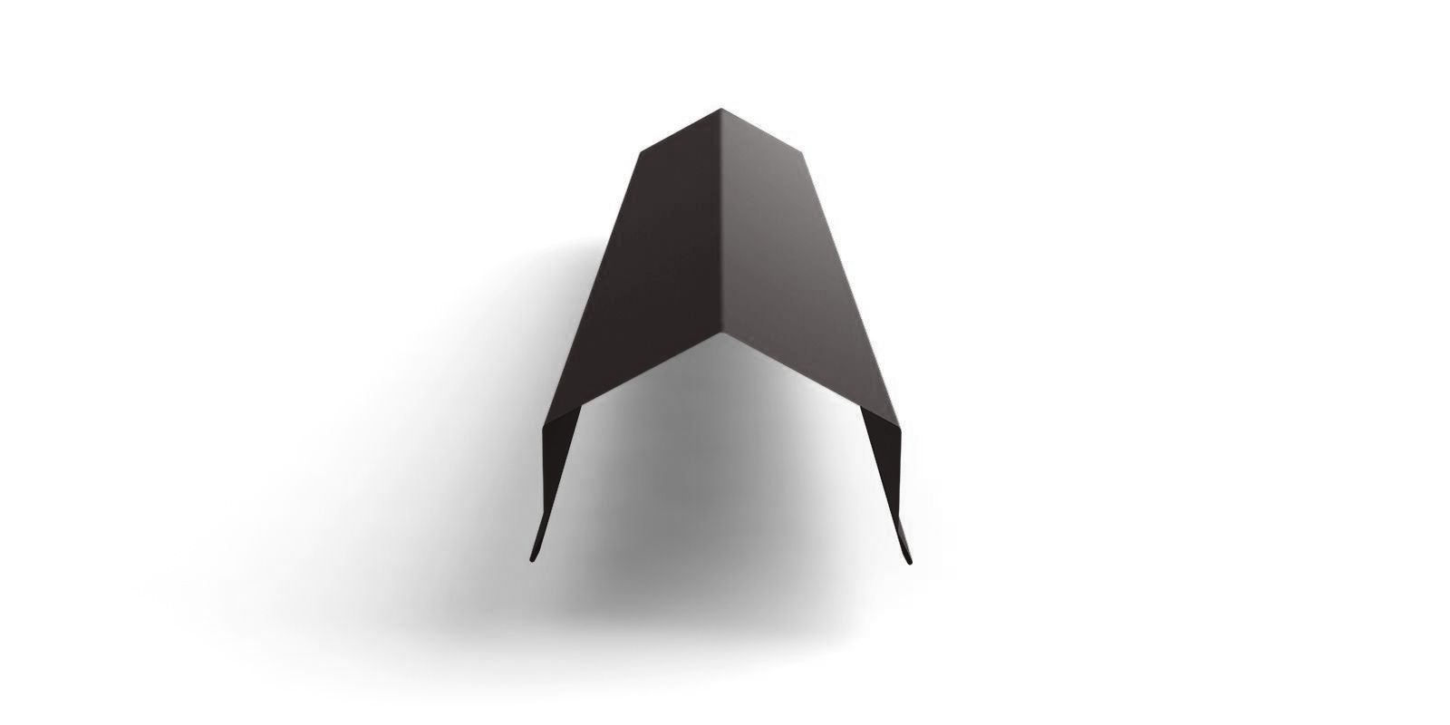 Парапетная накрывка треугольная SIMBUD матовая 120х2000 мм RAL8019 (114711)