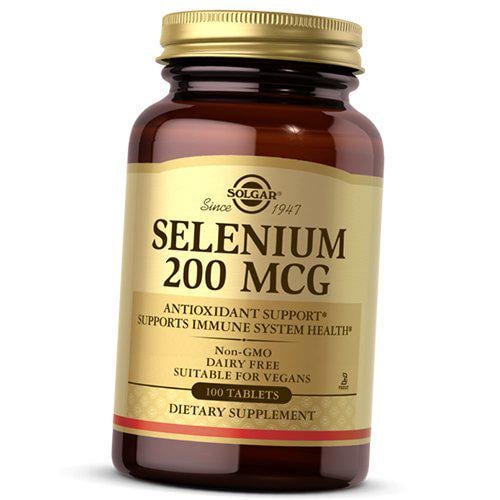 Минералы Solgar Selenium 200 мкг 100 табл. (36313216)