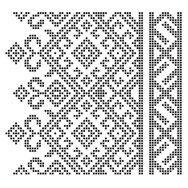 Трафарет патриотический DFA Вышиванка для стен под штукатурку и краску 45x41 см толщина 0,3-1 мм (Z00083)