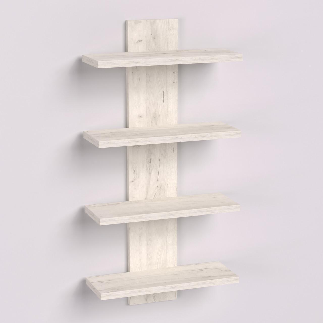 Полка навесная PN-5 Kontinent 35х14х70 см Дуб Крафт Белый (59154849) - фото 2 Полка навесная PN-5 Kontinent 35х14х70 см Дуб Крафт Белый (59154849) - фото 2