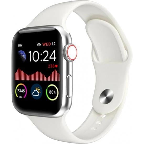 Смарт часы Hiwatch T500 Plus с сенсорным экраном и пульсометром Белый