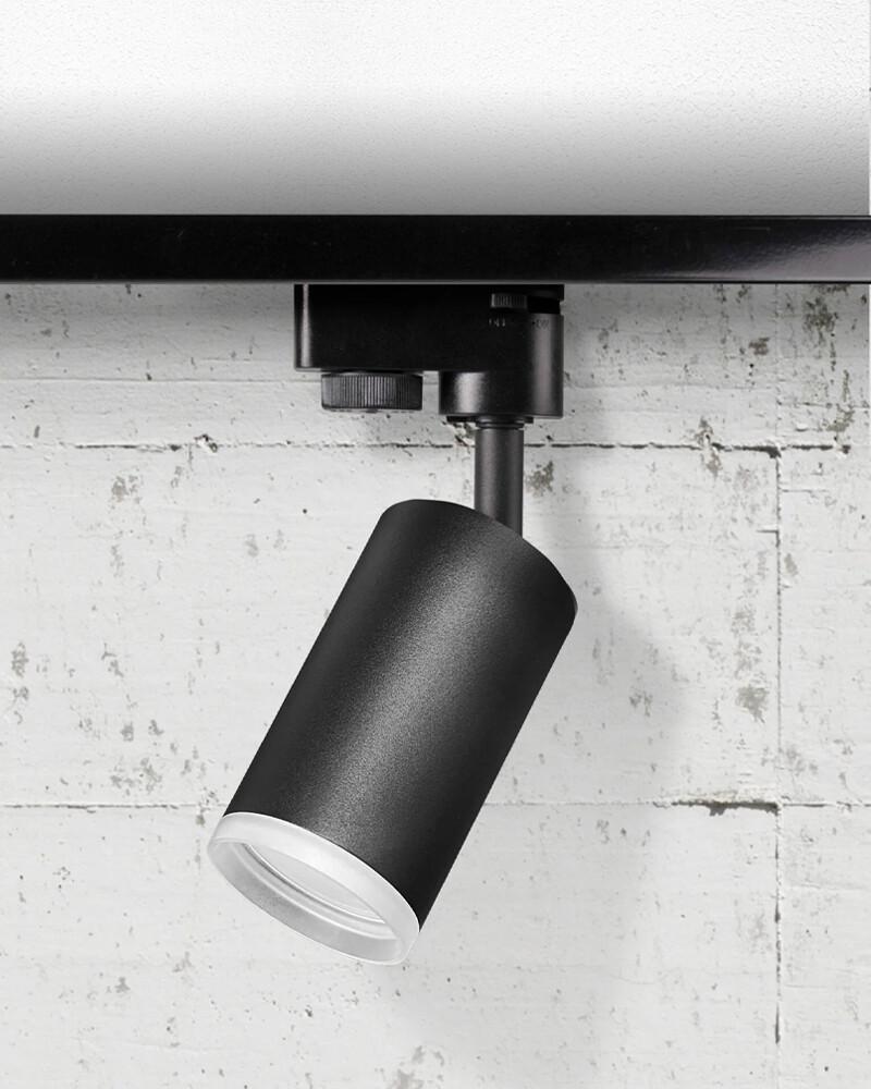 Трековий світильник Polux 327666 London GU10 1x10W IP20 Чорний - фото 2 Трековий світильник Polux 327666 London GU10 1x10W IP20 Чорний - фото 2