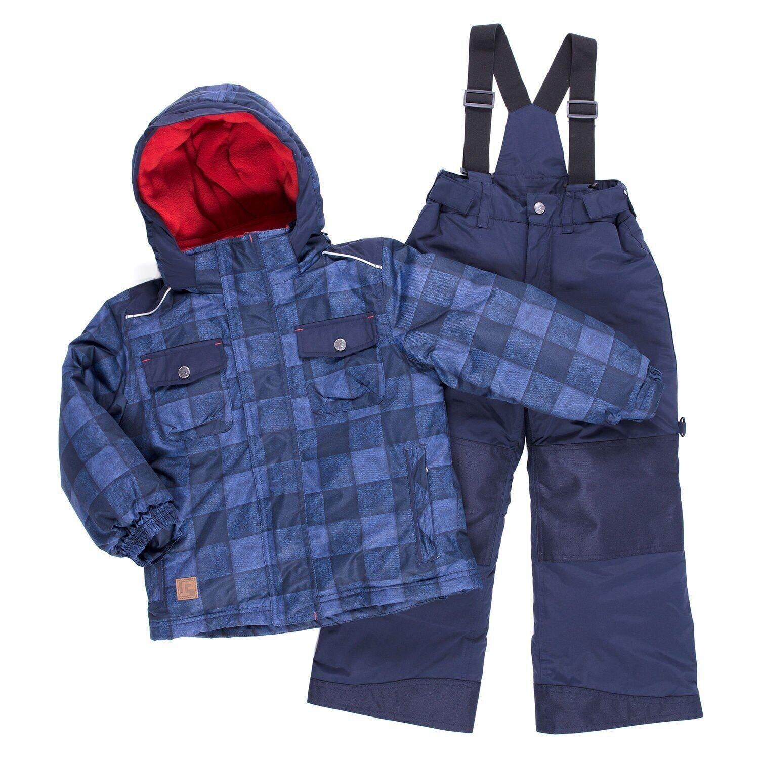 Детский зимний комплект для мальчика Peluche&Tartine F19M65EG 108-116 см Синий (F19M65EG-Dustblue_Marine-5)
