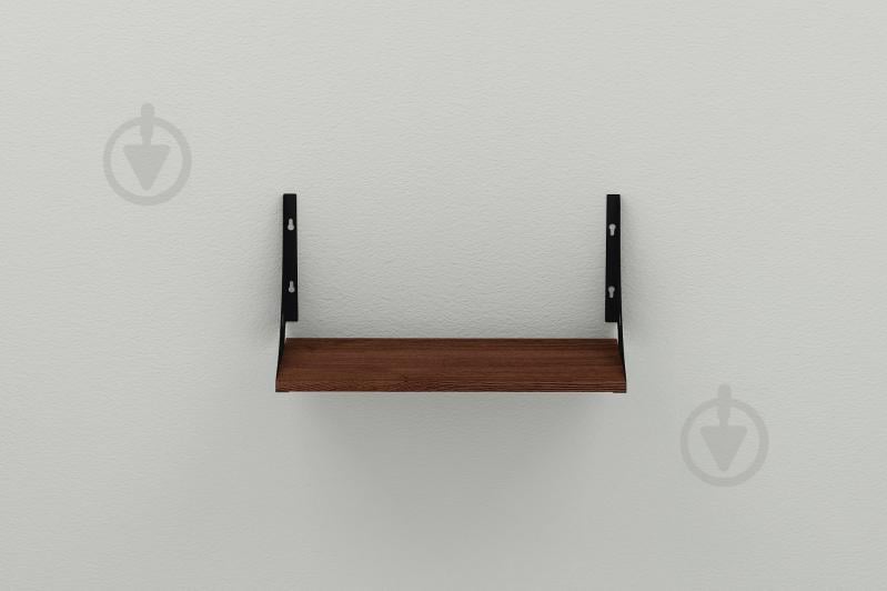 Полка настенная Ferrum-decor Ханди 2 240x500x240 металл Черный ДСП Венге 16 мм (XND0003) Полка настенная Ferrum-decor Ханди 2 240x500x240 металл Черный ДСП Венге 16 мм (XND0003)