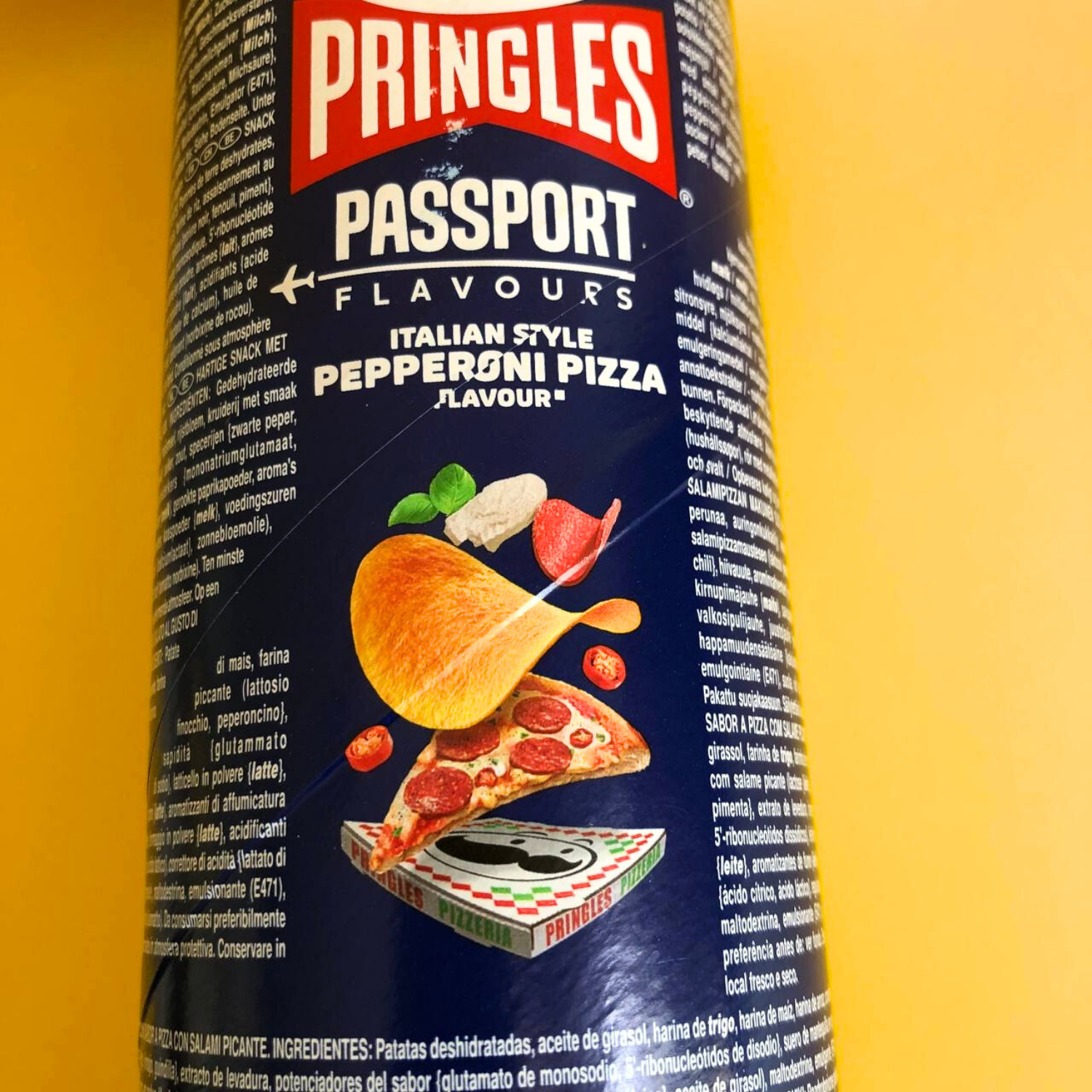 Чипси Pringles Italian style Pepperoni pizza 185 г (PO-14) - фото 9