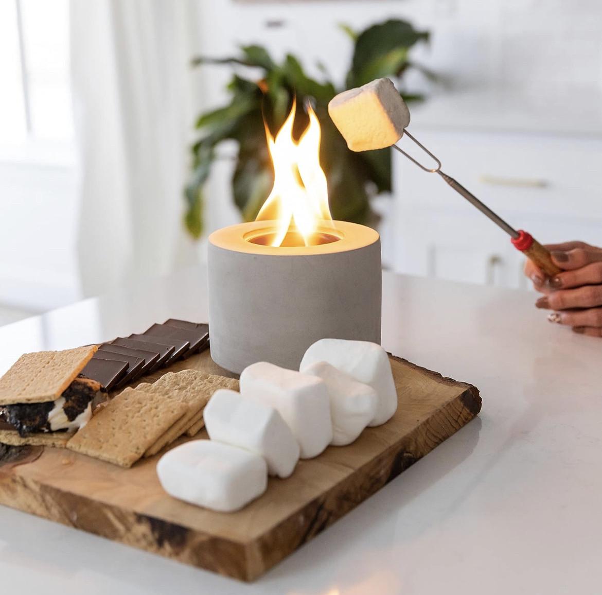 Биокамин настольный BIOSUN MARBLE 12x12x9,7 см - фото 5