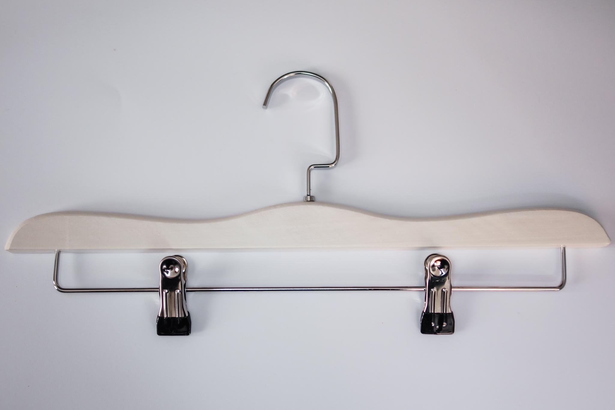 Вешалка LUX костюмная с прищепками 41 см Белый Вешалка LUX костюмная с прищепками 41 см Белый