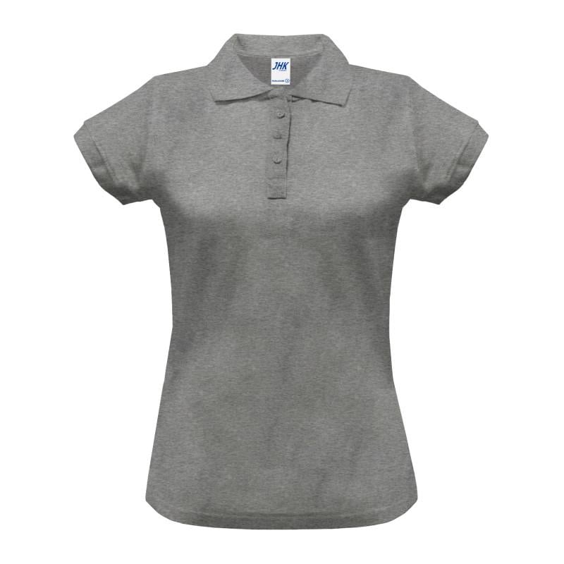 Поло JHK POLO WORKER LADY L Темно-серый меланж (GM)