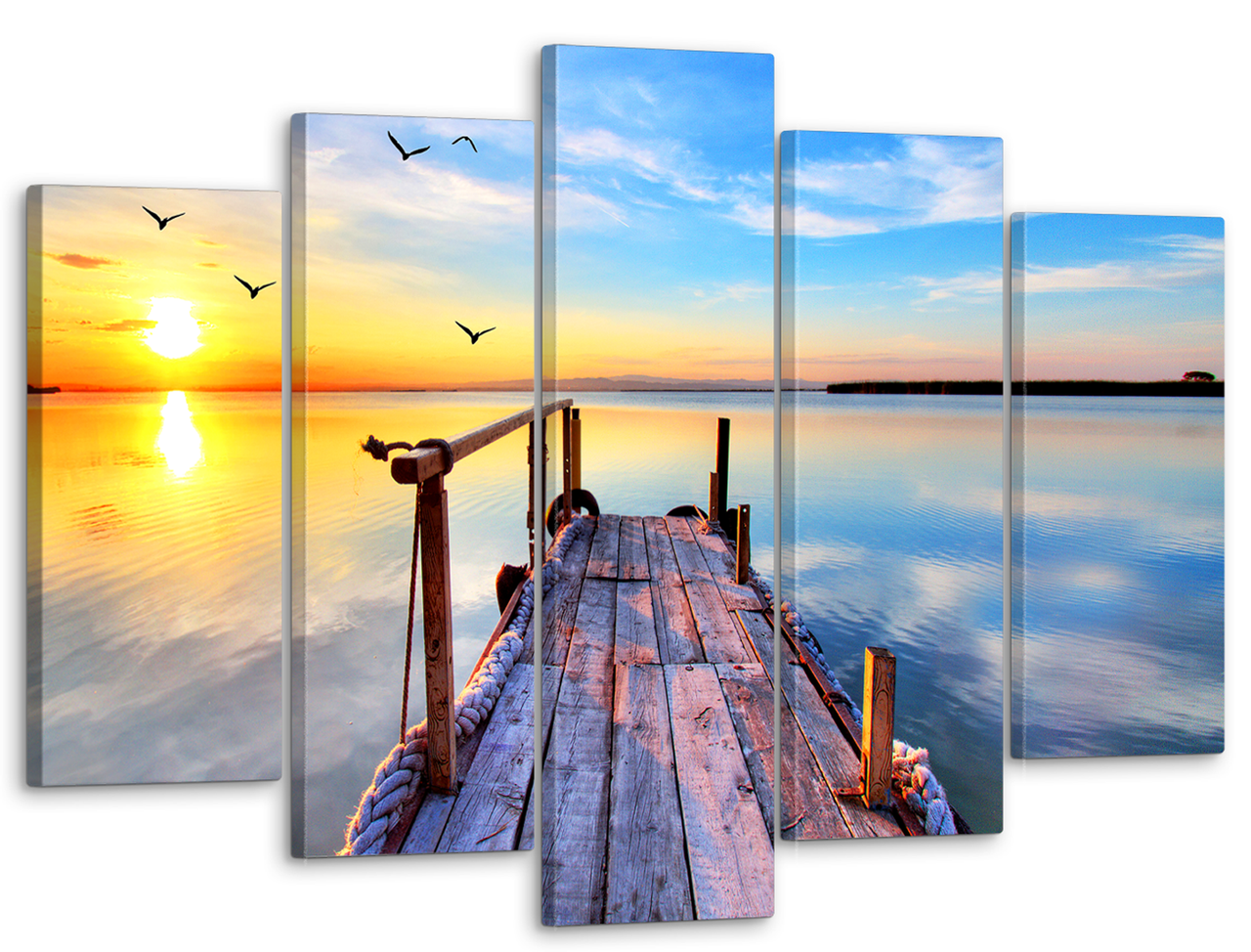 Картина модульная на холсте DK Пирс 80x125 см (MK50303)