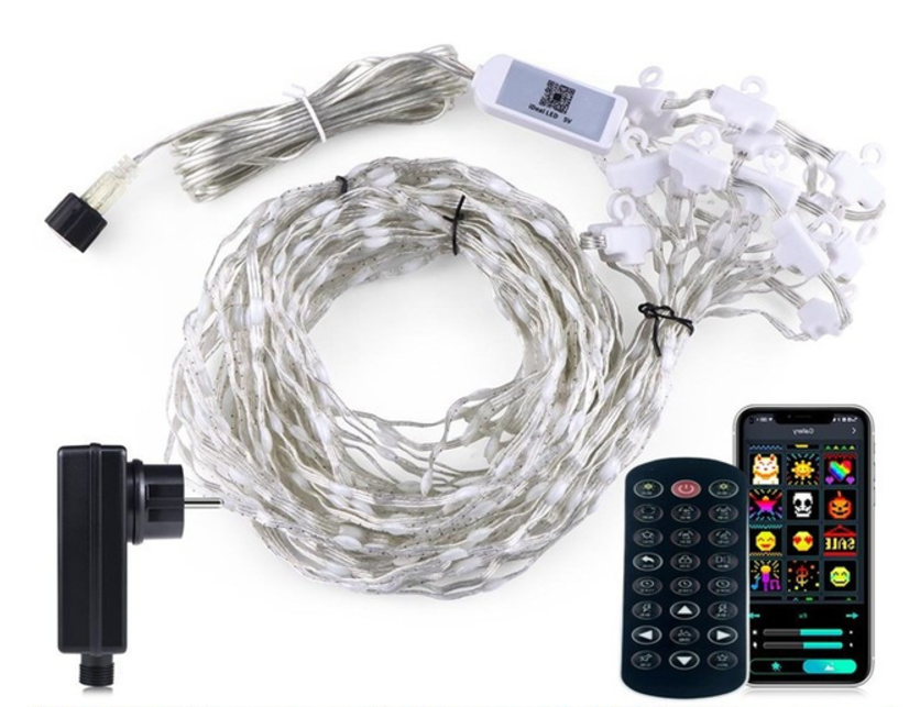 Гирлянда-штора 300 LED APP SFK-08 (44875-16904_1473)