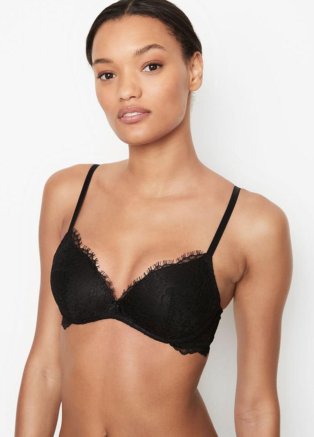 Бюстгальтер Victoria's Secret 36C Черный (0413405QB436C)