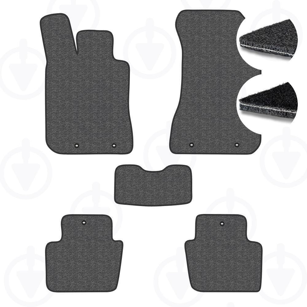 Комплект ковриков в салон Star-Tex для Acura RL II 2004-2012 р. текстиль/VAG Графит/Черный (10018-65-55-57)