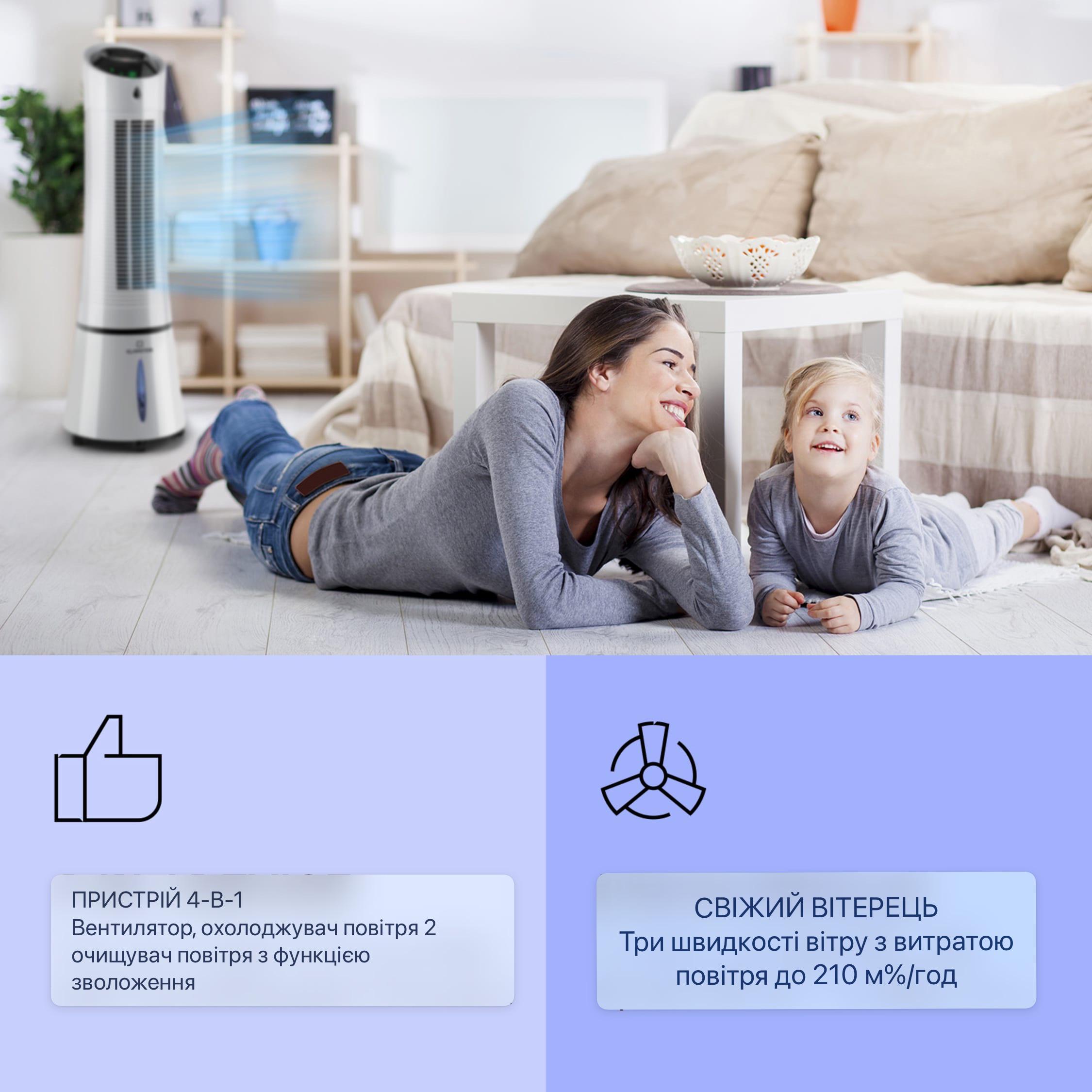 Воздухоохладитель и вентилятор Skyscraper Ice Smart 4в1 - фото 3 Воздухоохладитель и вентилятор Skyscraper Ice Smart 4в1 - фото 3