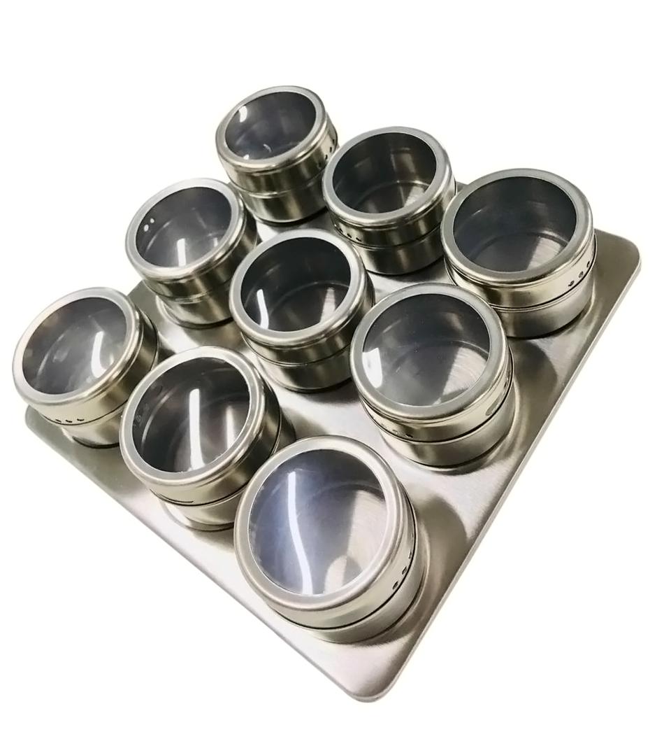 Набор емкостей для специй Benson на магнитах 9 шт. (BN-141)