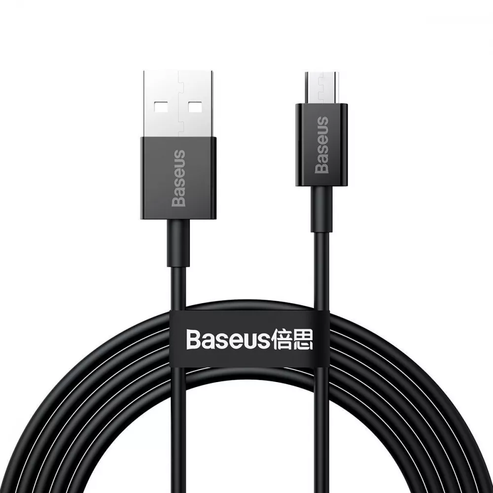 Кабель Baseus Superior Series Fast Charging Micro USB 2 A 2 м Black (9744625)