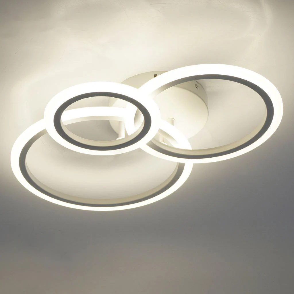 Люстра светодиодная ESLLSE TRIO 3R с пультом 70 Вт 510x380x107 мм Белый (10618) - фото 1 Люстра светодиодная ESLLSE TRIO 3R с пультом 70 Вт 510x380x107 мм Белый (10618) - фото 1