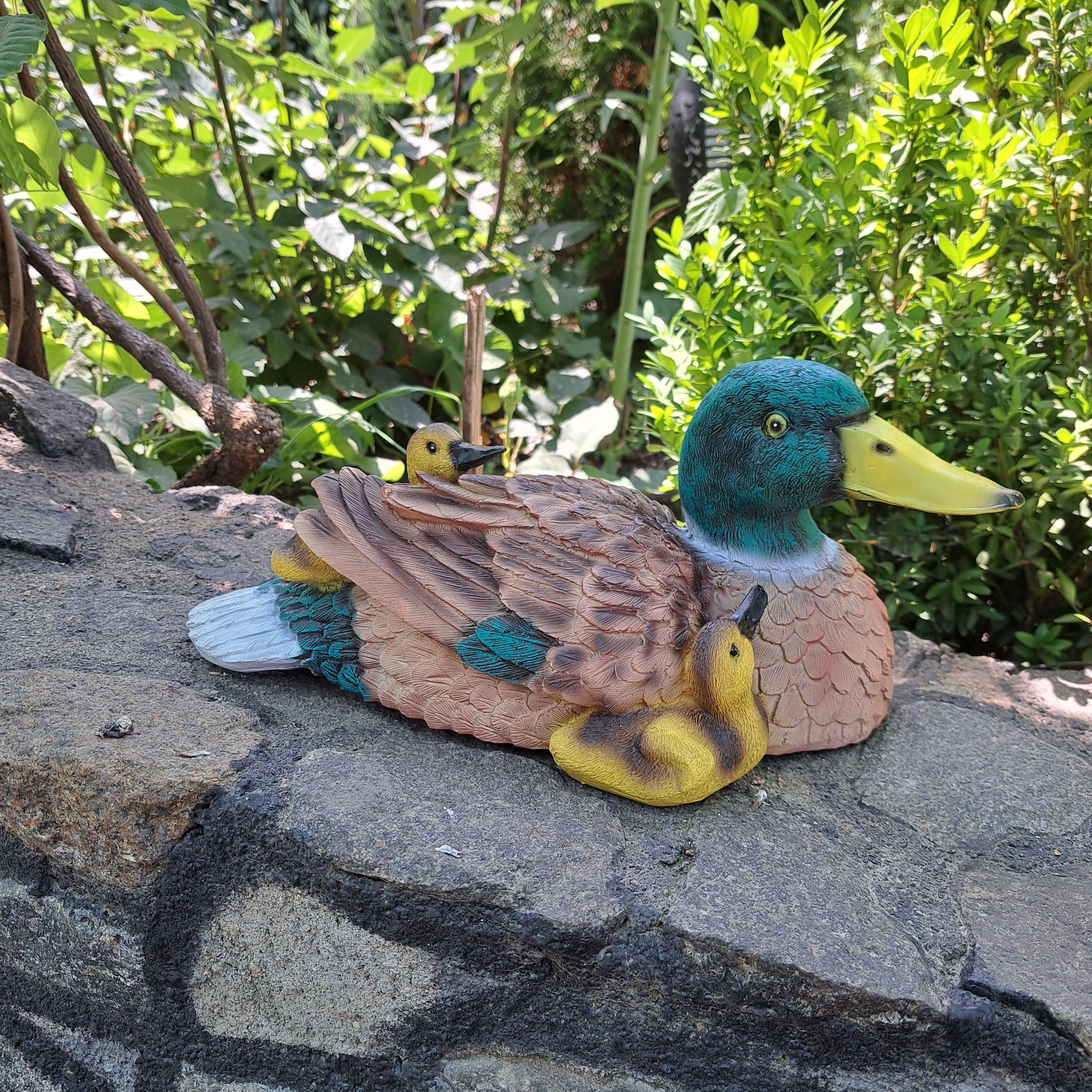 Садова фігура Качка з каченятами (3288)