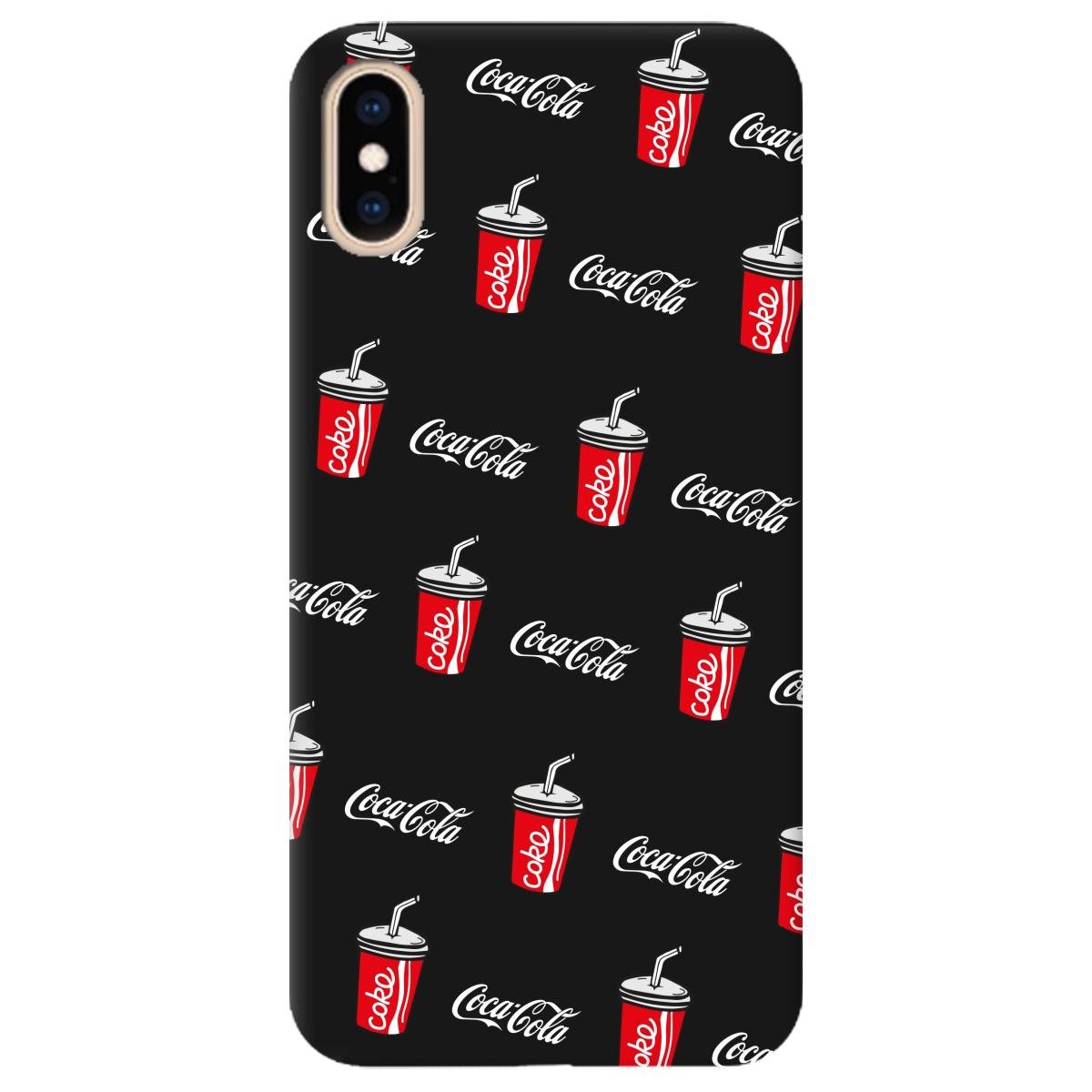 Силиконовый чехол Zorrov для Apple iPhone XS Max - Coca Cola (11180050244108315)