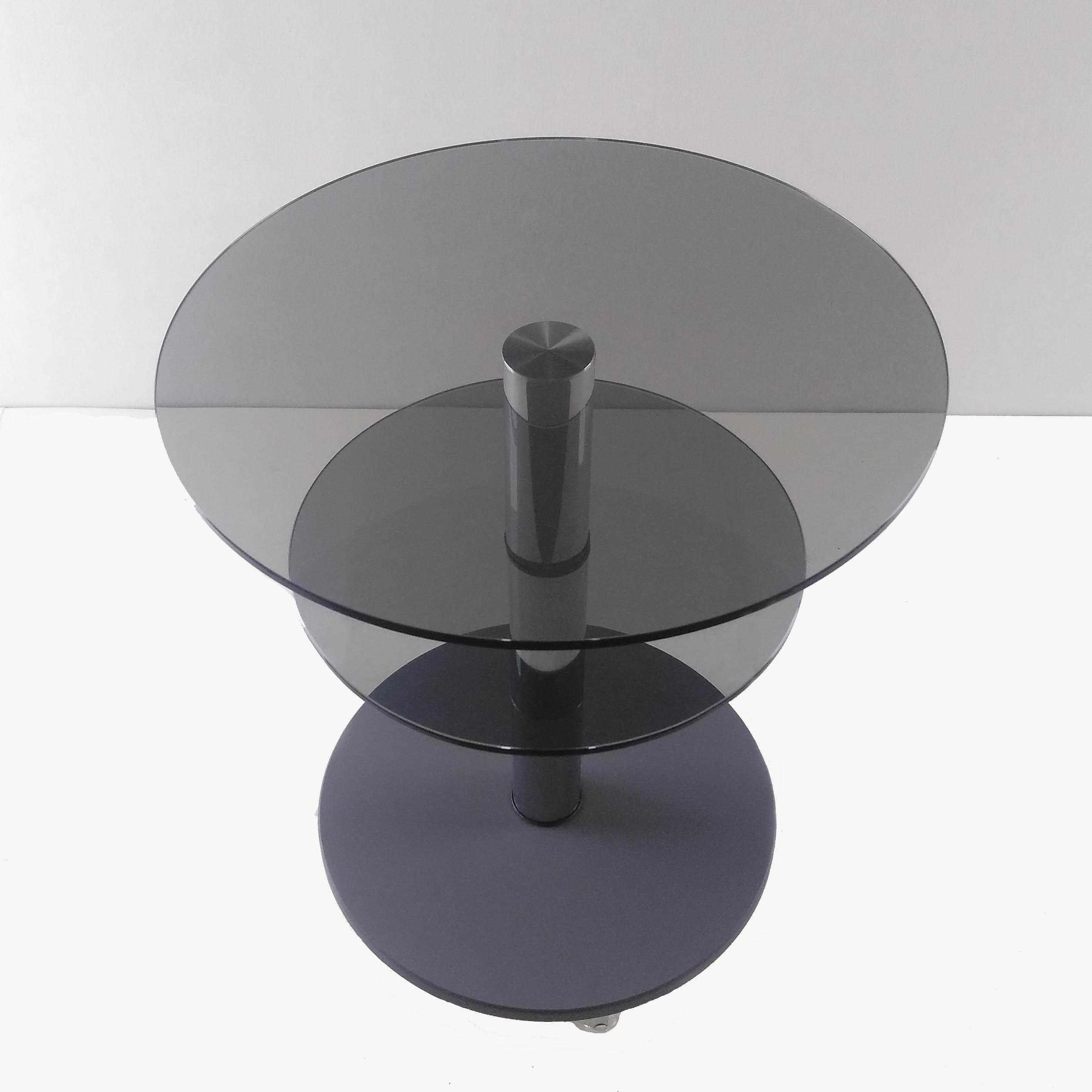 Стол журнальный стеклянный Commus Bravo Light K gray-gray-chr60 Серый (411810198) - фото 4 Стол журнальный стеклянный Commus Bravo Light K gray-gray-chr60 Серый (411810198) - фото 4