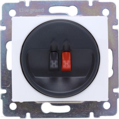 Аудіорозетка одинарна Legrand Valena Білий (774223)