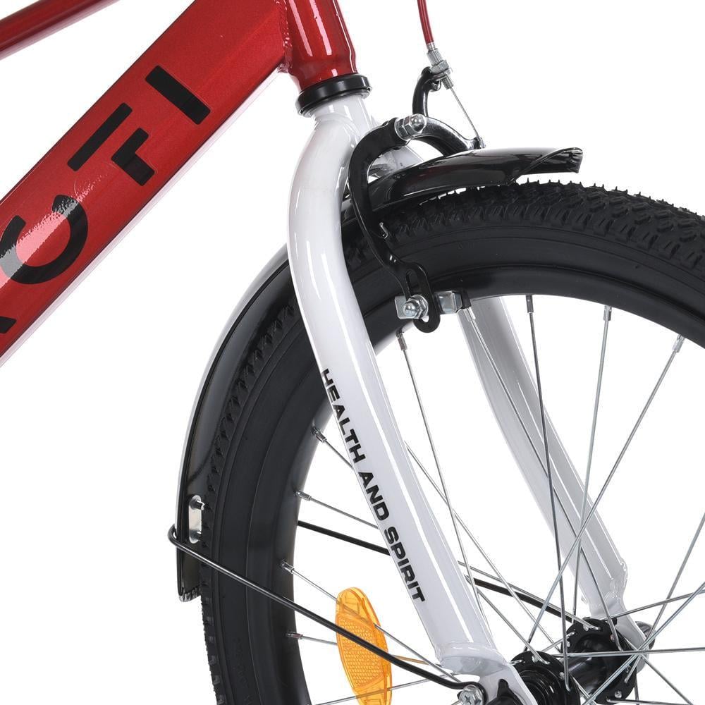 Дитячий велосипед PROF1 Brave 20" з багажником Червоний - фото 7 Дитячий велосипед PROF1 Brave 20" з багажником Червоний - фото 7