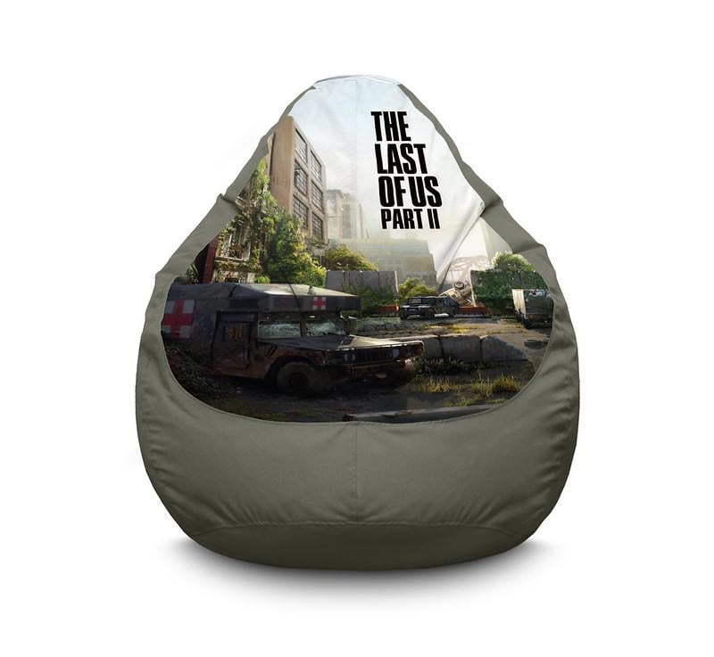 Кресло мешок iPuff The Last of Us City Оксфорд XXXL 100х135 см Серый
