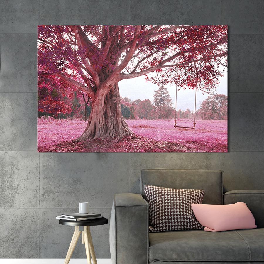 Картина на холсте Качеля на дереве 51x34 см (567-1)