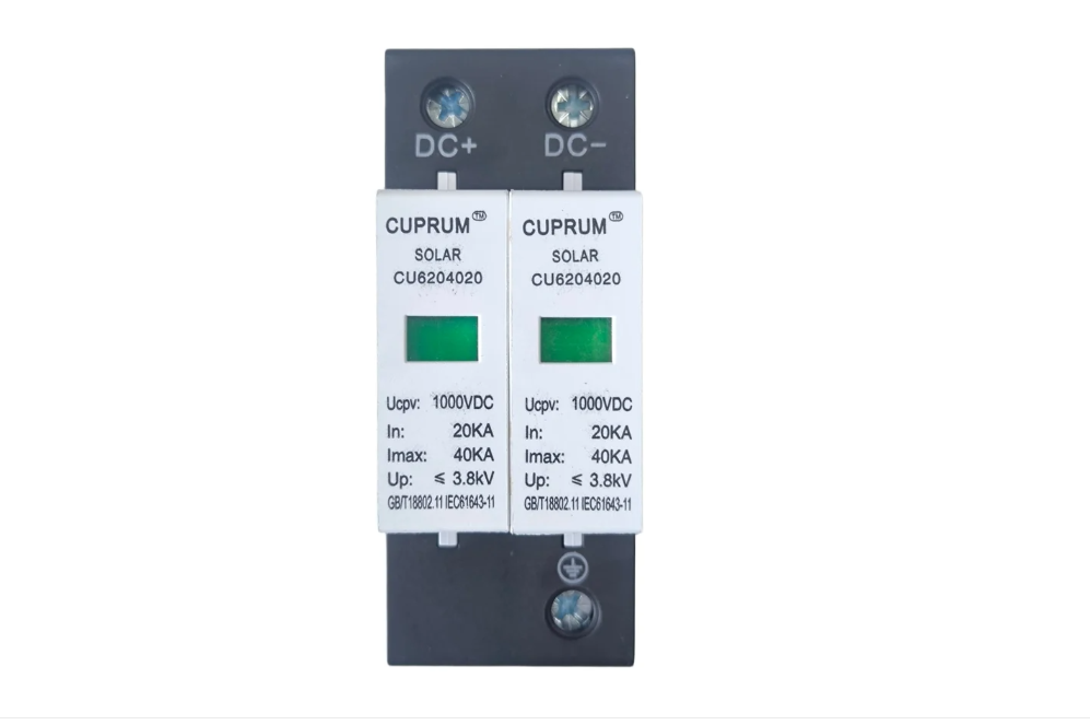 Ограничитель перенапряжения ПЗИП 2п Solar Ucpv1000V DC 40kA 3,8kV (cu6204020)