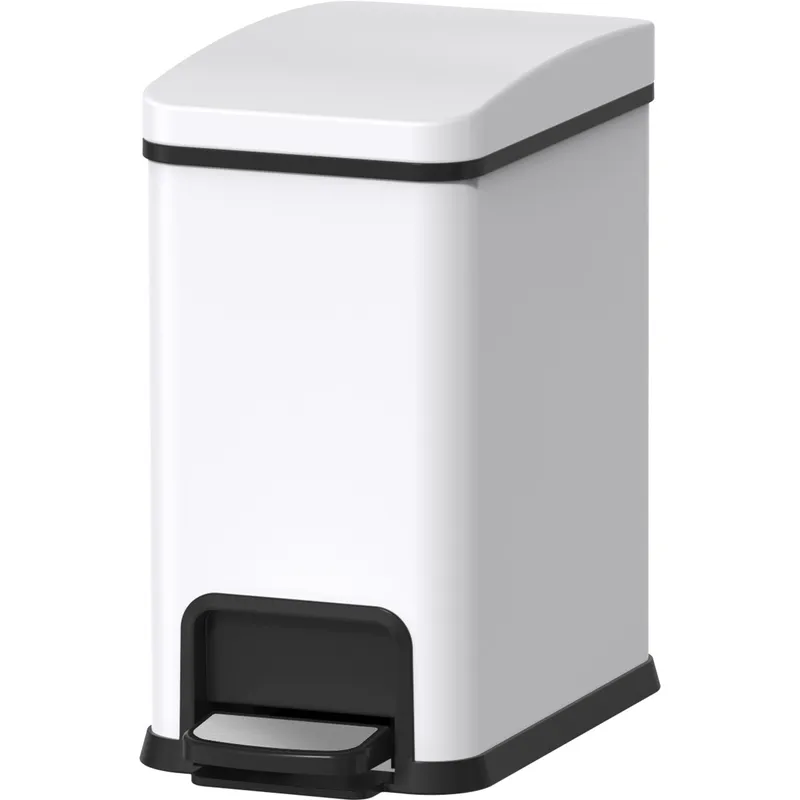Відро для сміття KOER TC-010108-08 з плавним закриттям прямокутне 8 л Білий (KR5592) Відро для сміття KOER TC-010108-08 з плавним закриттям прямокутне 8 л Білий (KR5592)