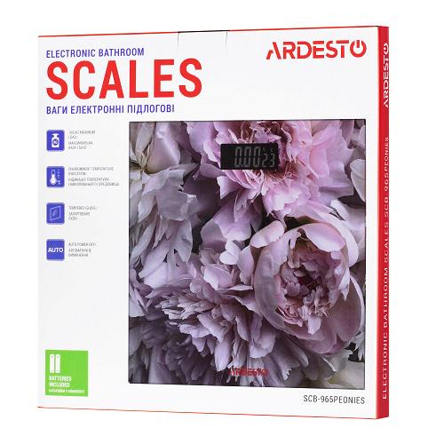 Ваги підлогові Ardesto SCB-965PEONIES (13826657) - фото 6