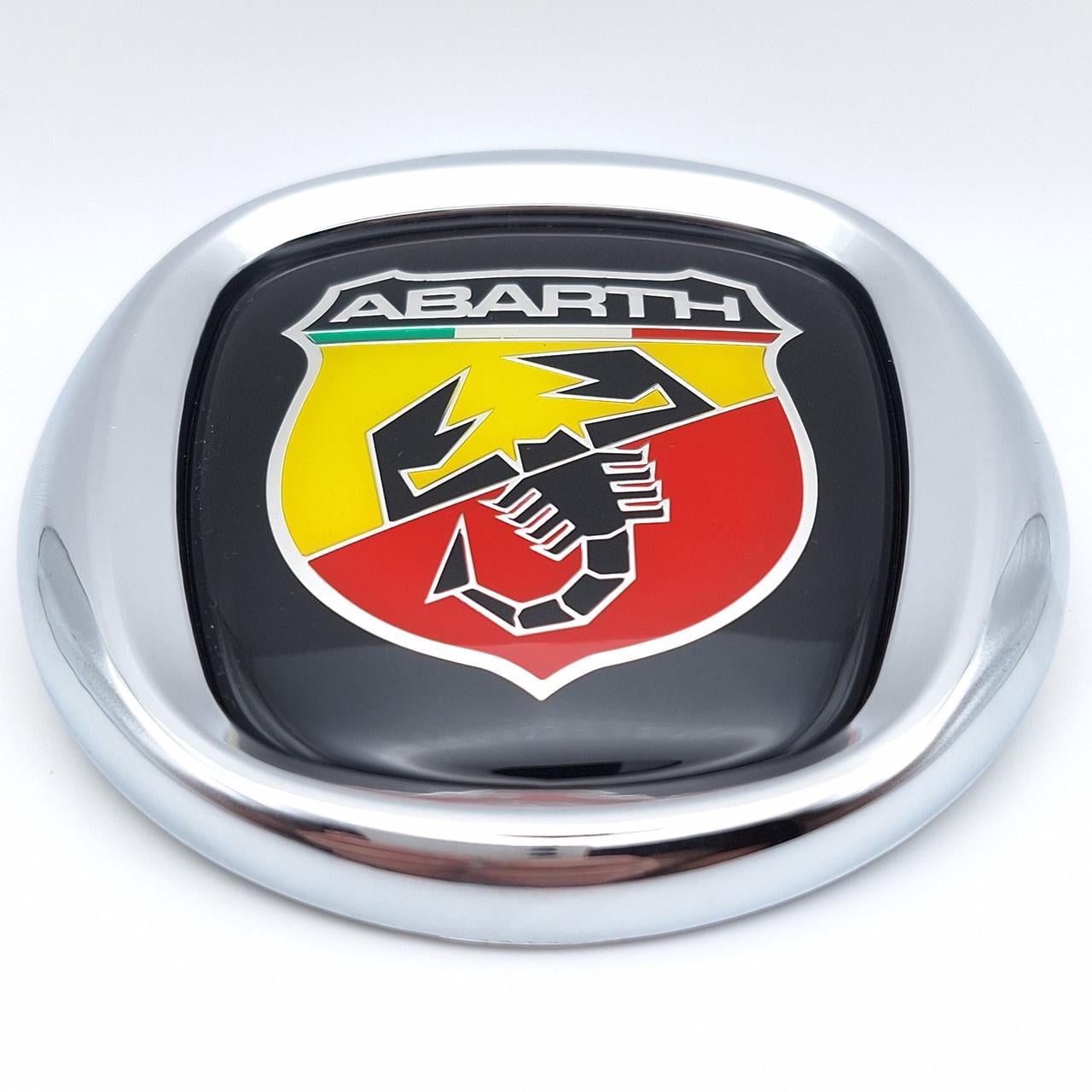 Емблема Fiat Abarth 95 мм передня Хром глянцевий (2471267603)