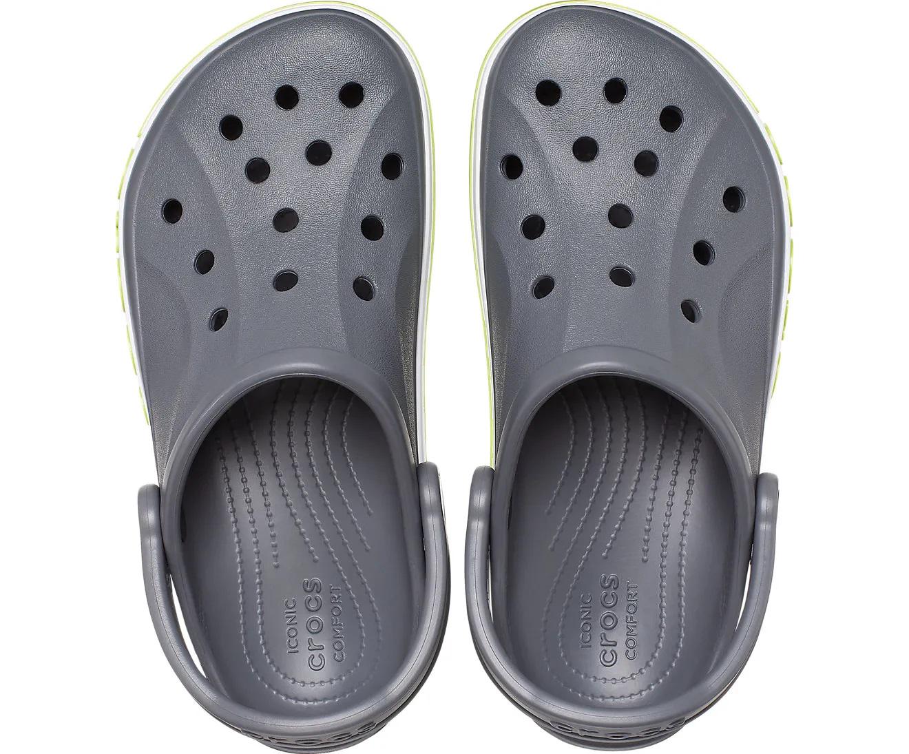 Сабо Crocs Bayaband Clog M12 р. 45 29,5 см Slate Grey Lime Punch (205089) - фото 4