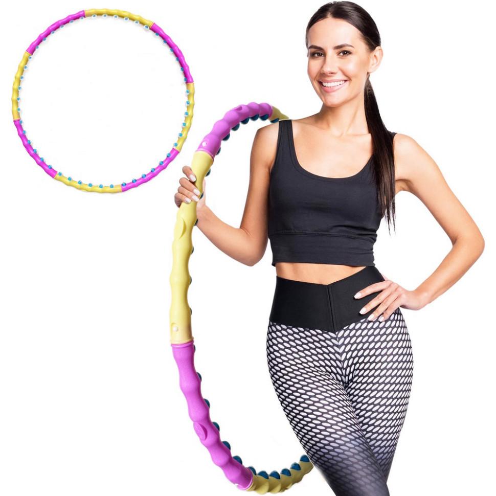 Обруч с массажными/магнитными шариками 105 см на 48 массажных шариков (2662575451) - фото 2