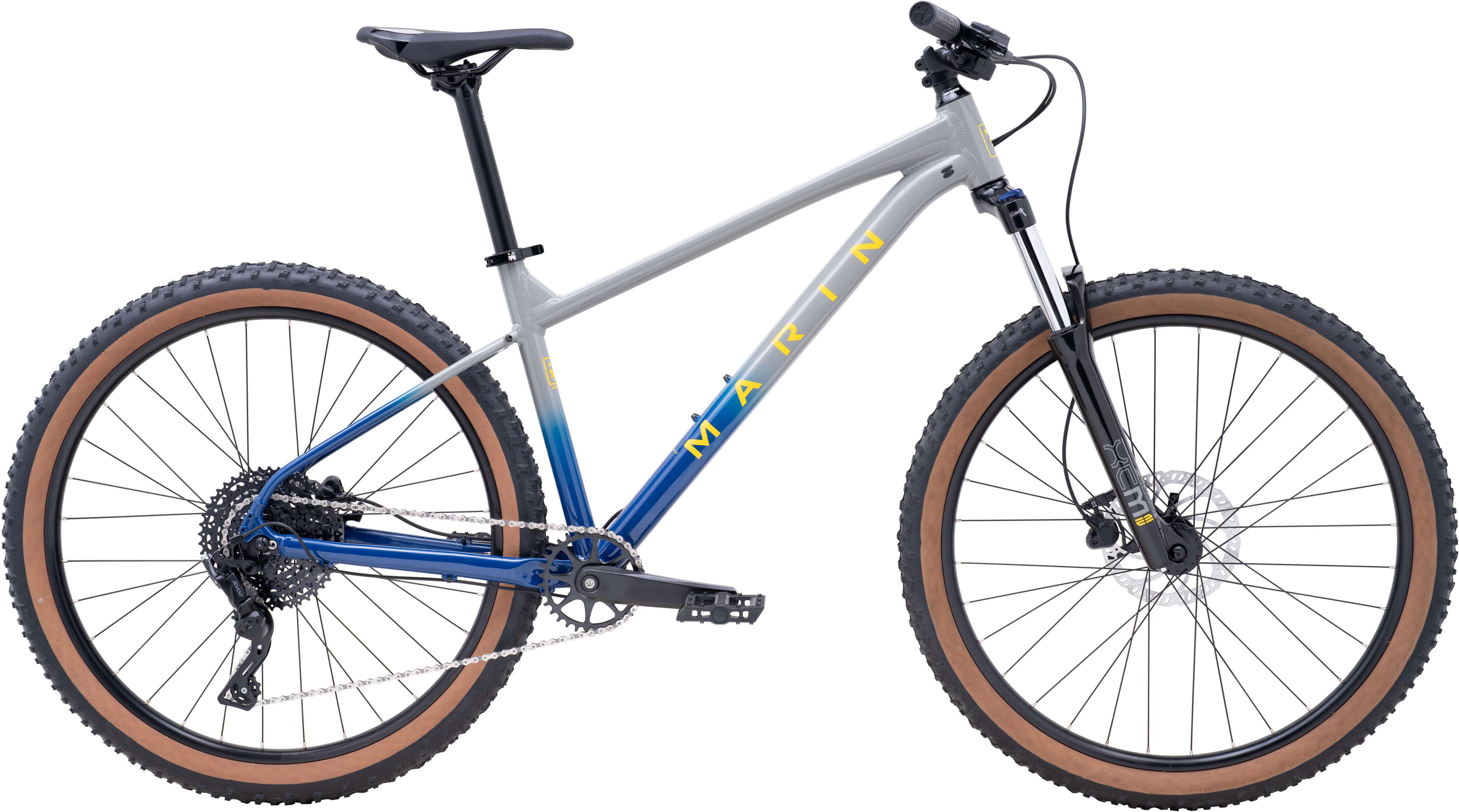 Велосипед MariN 27,5" BOBCAT TRAIL 3 рама XS Grey/Blue (A5)