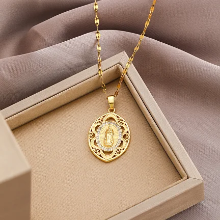 Подвеска на шею с образом Девы Марии (G00046) - фото 8 Подвеска на шею с образом Девы Марии (G00046) - фото 8